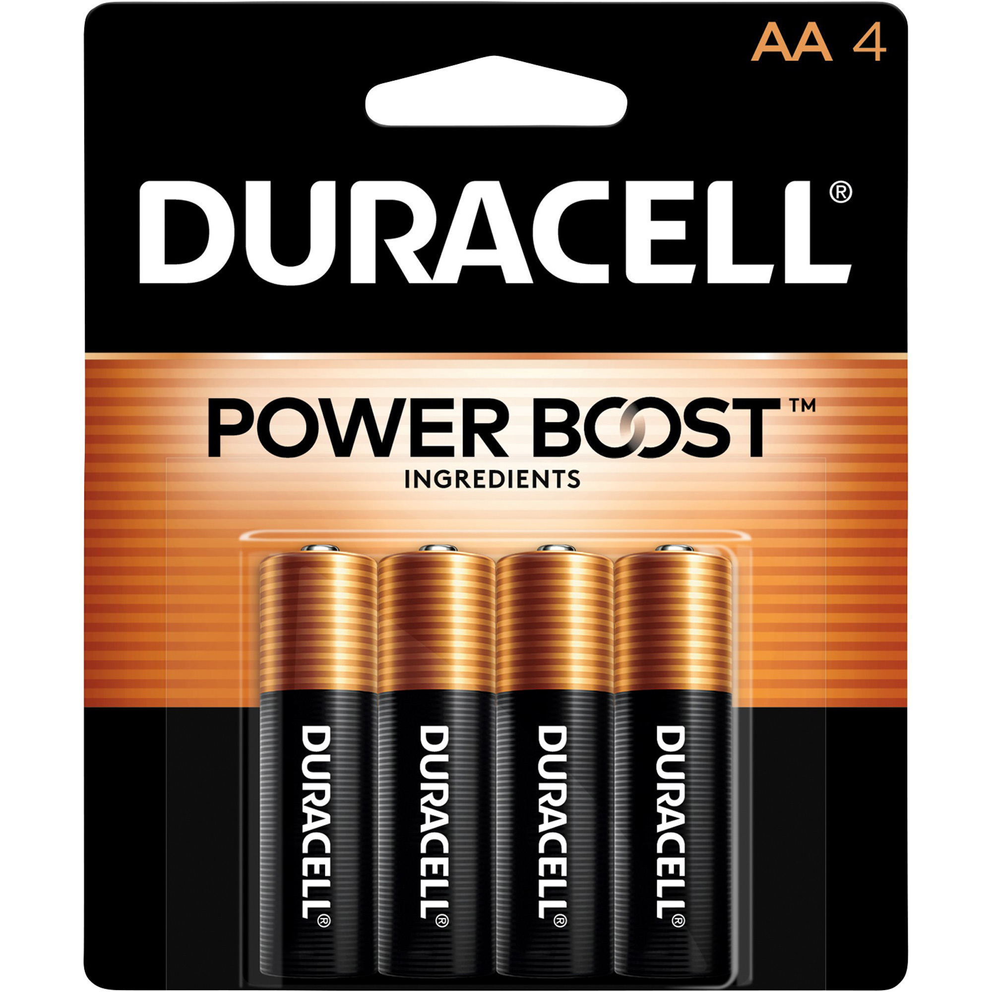 Duracell Coppertop AA Alkaline Batteries, 4-Pk.